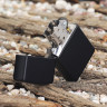 Zippo Classic 218, матовая чёрная + бензин 218_3141